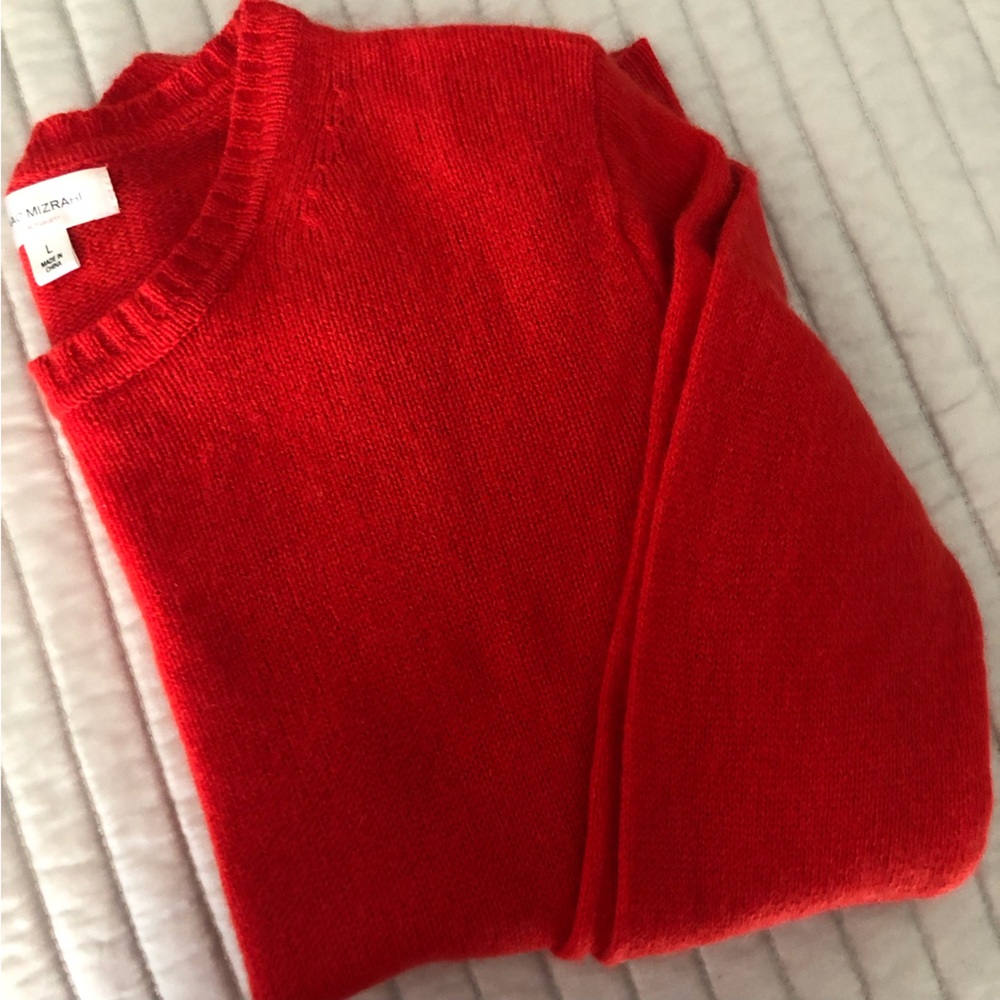 100% cashmere Isaac Mizrahi women’s sweater large target